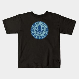 St. Augustine, Florida, with Octopus Kids T-Shirt